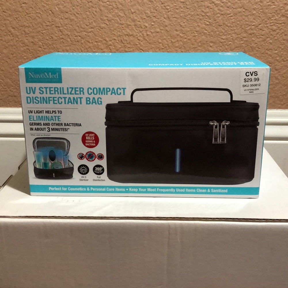 3/$15 SALE 💫 NWT NuvoMed UV Sterilizer Compact Disinfectant Bag